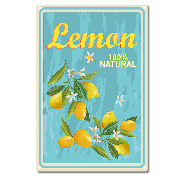PandaHall Vintage Metal Tin Sign, Wall Decor for Bars, Restaurants, Cafes Pubs, Fruit Pattern, 30x20cm Tinplate Fruit
PandaHall Vintage Metal Tin Sign, Wall Decor for Bars, Restaurants, Cafes Pubs, Fruit Pattern, 30x20cm Tinplate Fruit