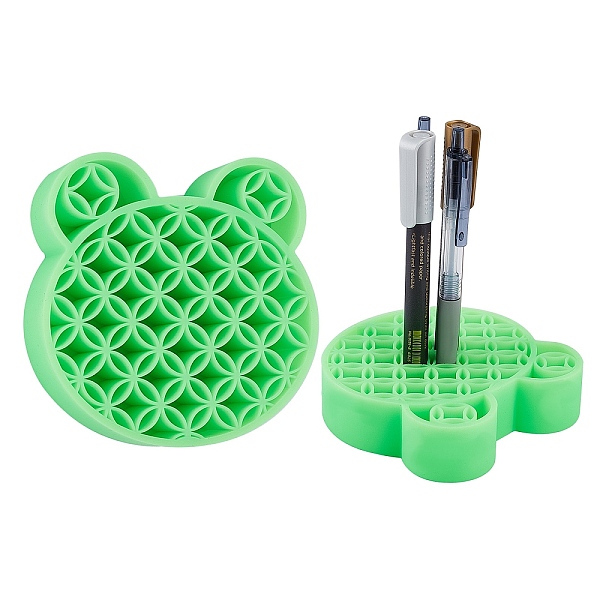 PandaHall Multipurpose Silicone Storage Box, for Cosmetics Brush Holder, Pen Holder, Toothbrush Holder, Lipstick Holder, Bear, Green...
PandaHall Multipurpose Silicone Storage Box, for Cosmetics Brush Holder, Pen Holder, Toothbrush Holder, Lipstick Holder, Bear, Green...