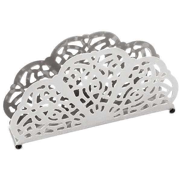 PandaHall Gorgecraft 304 Stainless Steel Napkin Holder, Hollow with Flower Pattern, Stainless Steel Color, 13.5x2.65x7.8cm Stainless Steel...
PandaHall Gorgecraft 304 Stainless Steel Napkin Holder, Hollow with Flower Pattern, Stainless Steel Color, 13.5x2.65x7.8cm Stainless Steel...