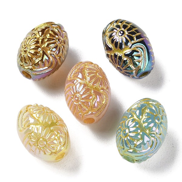 PandaHall Golden Metal Enlaced Opaque Acrylic Beads, Oval, Mixed Color, 13.5x10mm, Hole: 2mm Acrylic Oval Multicolor
PandaHall Golden Metal Enlaced Opaque Acrylic Beads, Oval, Mixed Color, 13.5x10mm, Hole: 2mm Acrylic Oval Multicolor