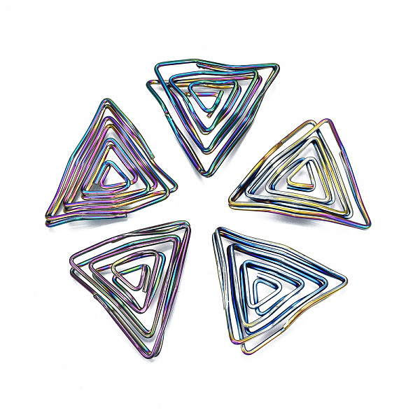 PandaHall Eco-Friendly Iron Filigree Joiners Links, Cadmium Free & Lead Free, Twist Triangle, Rainbow Color, 33~34x35~36x6~10mm Iron...
PandaHall Eco-Friendly Iron Filigree Joiners Links, Cadmium Free & Lead Free, Twist Triangle, Rainbow Color, 33~34x35~36x6~10mm Iron...