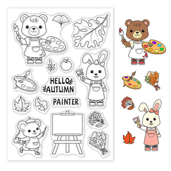 PandaHall PVC Plastic Stamps, for DIY Scrapbooking, Photo Album Decorative, Cards Making, Stamp Sheets, Animal Pattern, 16x11x0.3cm Plastic...
PandaHall PVC Plastic Stamps, for DIY Scrapbooking, Photo Album Decorative, Cards Making, Stamp Sheets, Animal Pattern, 16x11x0.3cm Plastic...