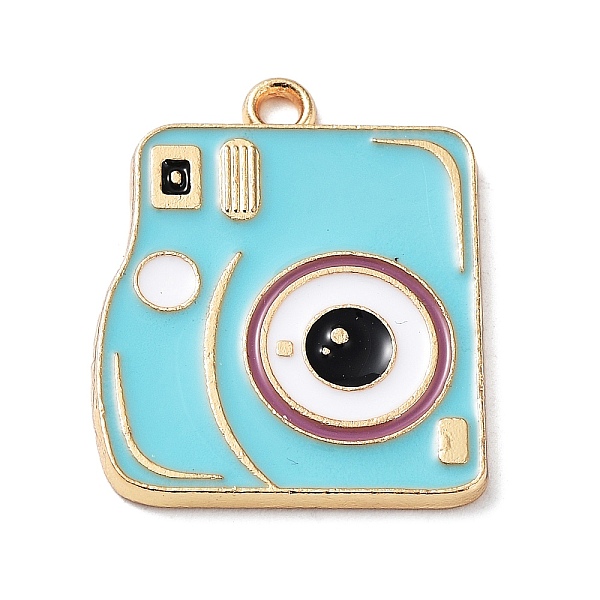 PandaHall Alloy Enamel Pendants, Light Gold, Camera Charm, Light Sky Blue, 22x18x1.5mm, Hole: 1.6mm Alloy+Enamel Others
PandaHall Alloy Enamel Pendants, Light Gold, Camera Charm, Light Sky Blue, 22x18x1.5mm, Hole: 1.6mm Alloy+Enamel Others