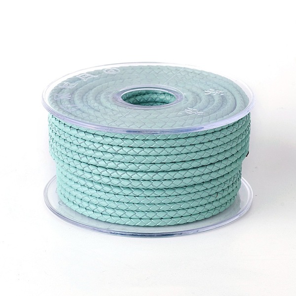 PandaHall Braided Cowhide Cord, Leather Jewelry Cord, Jewelry DIY Making Material, Pale Turquoise, 3mm, about 10.93 yards(10m)/roll Cowhide..., Cyan
PandaHall Braided Cowhide Cord, Leather Jewelry Cord, Jewelry DIY Making Material, Pale Turquoise, 3mm, about 10.93 yards(10m)/roll Cowhide..., Cyan