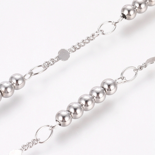 PandaHall 3.28 Feet Brass Handmade Beaded Chains, Bar Link Chains, Long-Lasting Plated, Soldered, Round, Platinum, 1.5x1.2x0.3mm...
PandaHall 3.28 Feet Brass Handmade Beaded Chains, Bar Link Chains, Long-Lasting Plated, Soldered, Round, Platinum, 1.5x1.2x0.3mm...