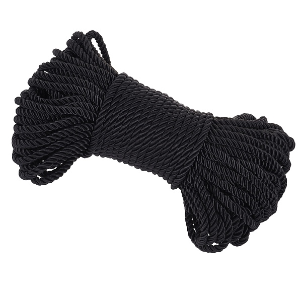 PandaHall 3-Ply Polyester Cords, Twisted Rope, for DIY Gift Bagd Rope Handle Making, Black, 6mm, about 27.34 yards(25m)/bundle Polyester...
PandaHall 3-Ply Polyester Cords, Twisted Rope, for DIY Gift Bagd Rope Handle Making, Black, 6mm, about 27.34 yards(25m)/bundle Polyester...