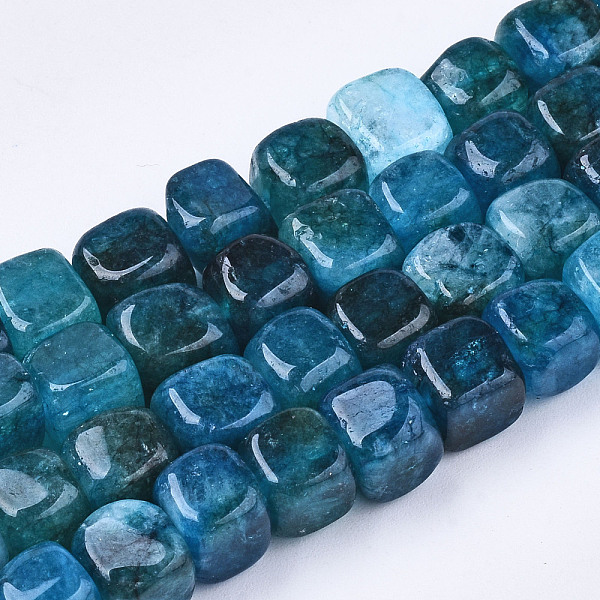 PandaHall Natural Dolomite Beads Strands, Dyed, Cube, Teal, 7~8x7~8x7~8mm, Hole: 1.2mm, about 50~52pcs/strand, 14.76 inch~15.35 inch..., Cyan
PandaHall Natural Dolomite Beads Strands, Dyed, Cube, Teal, 7~8x7~8x7~8mm, Hole: 1.2mm, about 50~52pcs/strand, 14.76 inch~15.35 inch..., Cyan