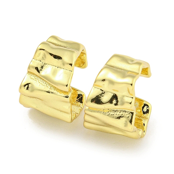 PandaHall Brass Cuff Earrings, for Women, Fold Charm, Real 18K Gold Plated, 12.5x9mm Brass
PandaHall Brass Cuff Earrings, for Women, Fold Charm, Real 18K Gold Plated, 12.5x9mm Brass