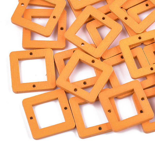 PandaHall Painted Poplar Wood Links, Square, Orange, 23x23x3mm, Hole: 1.4mm Wood Square Orange
PandaHall Painted Poplar Wood Links, Square, Orange, 23x23x3mm, Hole: 1.4mm Wood Square Orange