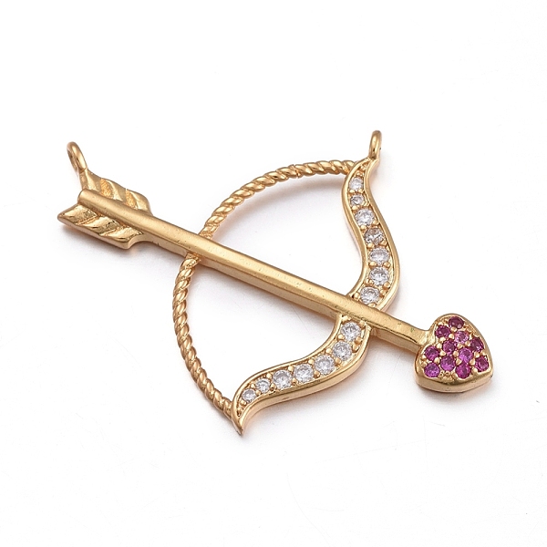 PandaHall Brass Micro Pave Cubic Zirconia Pendants, Bow and Arrow, Golden, 26.5x37x3mm, Hole: 1.4mm Brass+Cubic Zirconia
PandaHall Brass Micro Pave Cubic Zirconia Pendants, Bow and Arrow, Golden, 26.5x37x3mm, Hole: 1.4mm Brass+Cubic Zirconia
