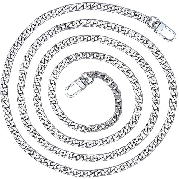 PandaHall SUPERDANT 47inch DIY Iron Flat Chain Strap Handbag Chains Accessories Purse Straps Shoulder Cross Body Replacement Straps-with...
PandaHall SUPERDANT 47inch DIY Iron Flat Chain Strap Handbag Chains Accessories Purse Straps Shoulder Cross Body Replacement Straps-with...