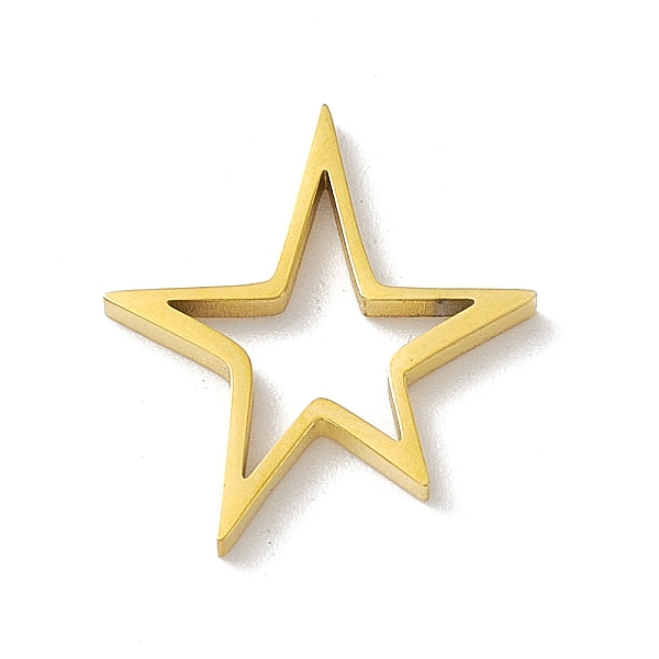 PandaHall 304 Stainless Steel Linking Rings, Mirror Finish, Star, Golden, 14.5x14.5x1.3mm, Inner Diameter: 9x9.5mm 304 Stainless Steel Star
PandaHall 304 Stainless Steel Linking Rings, Mirror Finish, Star, Golden, 14.5x14.5x1.3mm, Inner Diameter: 9x9.5mm 304 Stainless Steel Star