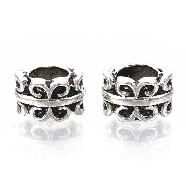 PandaHall Tibetan Style Alloy Beads, Large Hole Beads, Cadmium Free & Lead Free, Column, Antique Silver, 9x8x5.5mm, Hole: 5mm Alloy Column
PandaHall Tibetan Style Alloy Beads, Large Hole Beads, Cadmium Free & Lead Free, Column, Antique Silver, 9x8x5.5mm, Hole: 5mm Alloy Column