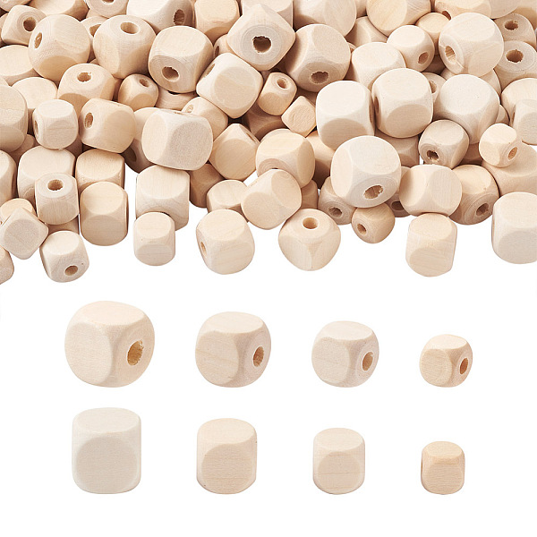 PandaHall Craftdady 400Pcs 4 Style Natural Wooden Beads, Large Hole Beads, Cube, Bisque, 100pcs/style Wood Cube Orange
PandaHall Craftdady 400Pcs 4 Style Natural Wooden Beads, Large Hole Beads, Cube, Bisque, 100pcs/style Wood Cube Orange