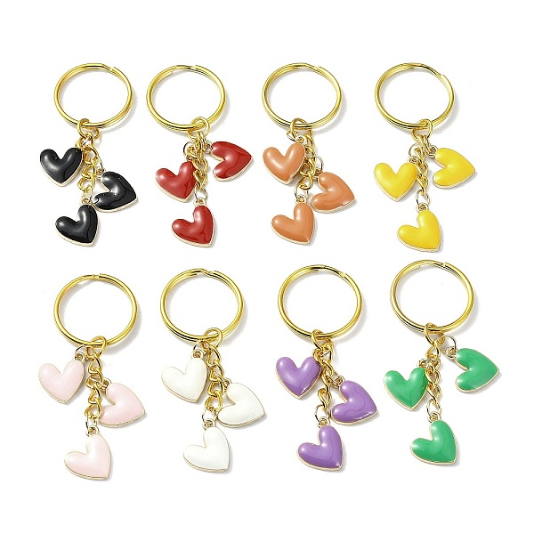 PandaHall Alloy Enamel Keychain, Heart, Mixed Color, 6.6cm, 8pcs/set Alloy Heart Multicolor
PandaHall Alloy Enamel Keychain, Heart, Mixed Color, 6.6cm, 8pcs/set Alloy Heart Multicolor