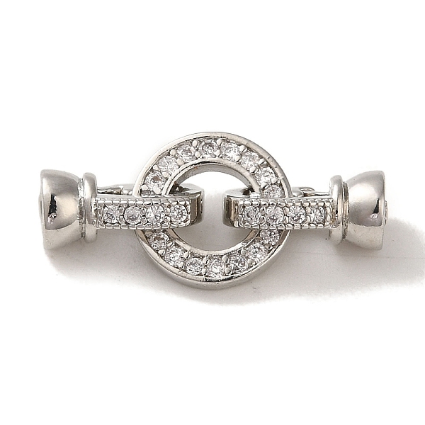 PandaHall Rack Plating Brass Pave Clear Cubic Zirconia Fold Over Clasps, Long-Lasting Plated, Cadmium Free & Lead Free, Flat Round, Platinum...
PandaHall Rack Plating Brass Pave Clear Cubic Zirconia Fold Over Clasps, Long-Lasting Plated, Cadmium Free & Lead Free, Flat Round, Platinum...