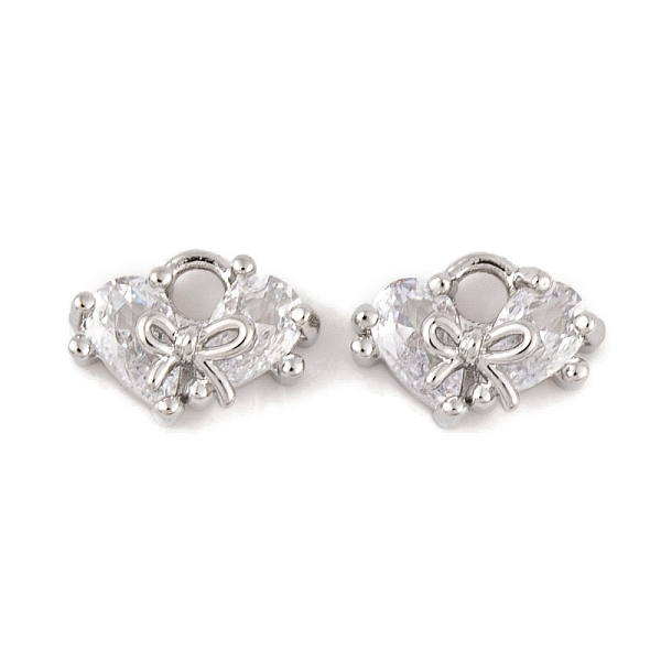 PandaHall Brass Micro Pave Clear Cubic Zirconia Charms, Long-Lasting Plated, Heart, Platinum, 6.5x9x4.5mm, Hole: 1.5mm Brass+Cubic Zirconia...
PandaHall Brass Micro Pave Clear Cubic Zirconia Charms, Long-Lasting Plated, Heart, Platinum, 6.5x9x4.5mm, Hole: 1.5mm Brass+Cubic Zirconia...