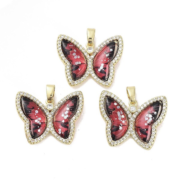PandaHall Real 18K Gold Plated Rack Plating Brass Micro Pave Cubic Zirconia Pendants, with Resin, Long-Lasting Plated, Cadmium Free & Lead...
PandaHall Real 18K Gold Plated Rack Plating Brass Micro Pave Cubic Zirconia Pendants, with Resin, Long-Lasting Plated, Cadmium Free & Lead...