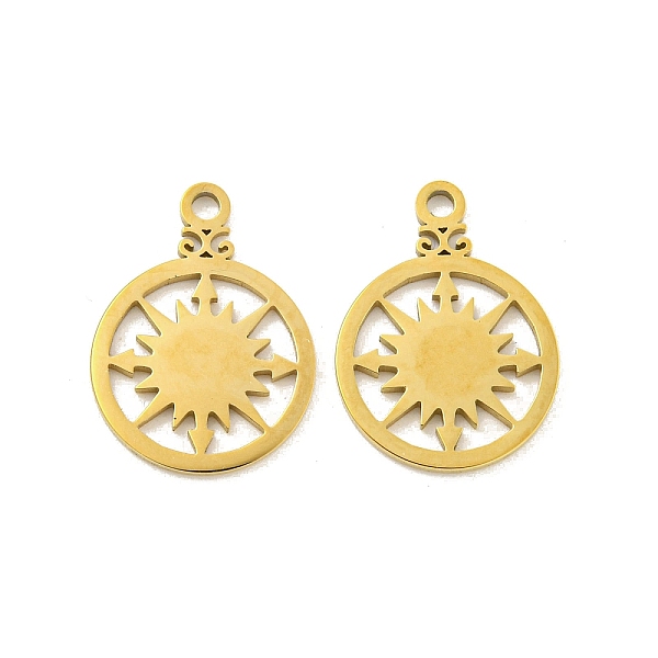 PandaHall 304 Stainless Steel Pendants, Laser Cut, Flat Round with Star Charm, Real 14K Gold Plated, 16.5x12x1mm, Hole: 1.5mm 304 Stainless...
PandaHall 304 Stainless Steel Pendants, Laser Cut, Flat Round with Star Charm, Real 14K Gold Plated, 16.5x12x1mm, Hole: 1.5mm 304 Stainless...
