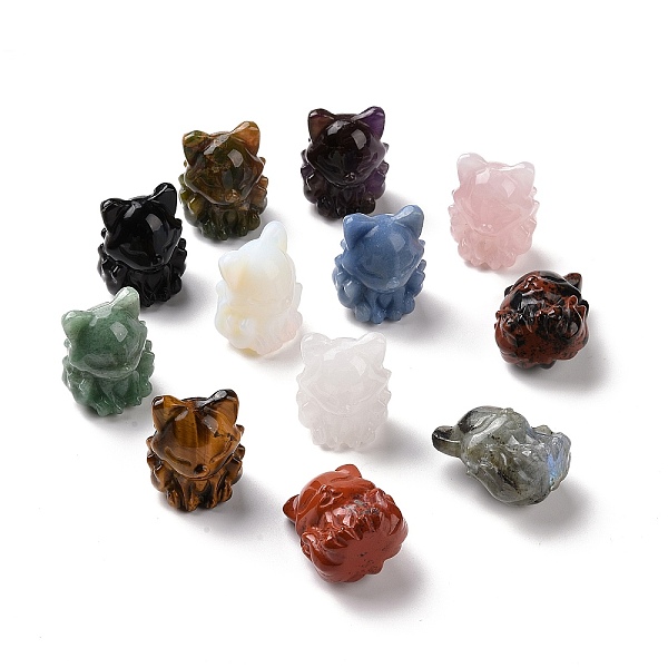 PandaHall Natural & Synthetic Gemstone Home Display Decorations, Fox, 21.5~22.5x24~25x30~31mm Mixed Stone Fox
PandaHall Natural & Synthetic Gemstone Home Display Decorations, Fox, 21.5~22.5x24~25x30~31mm Mixed Stone Fox