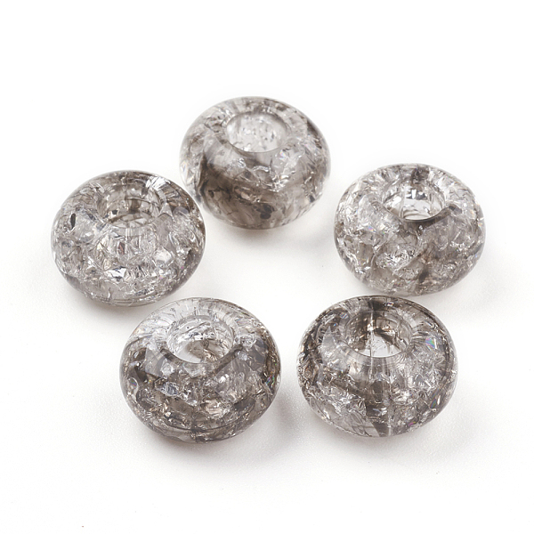 PandaHall Transparent Crackle Acrylic Beads, Large Hole Beads, Rondelle, Light Grey, 14x8mm, Hole: 5.5mm, about 510pcs/500g Acrylic Rondelle..., Gray
PandaHall Transparent Crackle Acrylic Beads, Large Hole Beads, Rondelle, Light Grey, 14x8mm, Hole: 5.5mm, about 510pcs/500g Acrylic Rondelle..., Gray