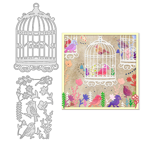 PandaHall Bird Cage with Flower Carbon Steel Cutting Dies Stencils, for DIY Scrapbooking, Photo Album, Decorative Embossing Paper Card...
PandaHall Bird Cage with Flower Carbon Steel Cutting Dies Stencils, for DIY Scrapbooking, Photo Album, Decorative Embossing Paper Card...