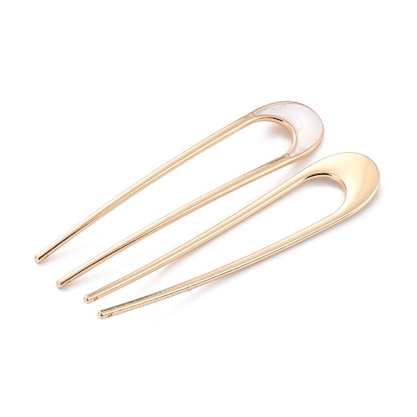 PandaHall Alloy Enamel Hair Forks, U-shaped, Vintage Decorative for Hair Diy Accessory, Golden, White, 101.5x21x3mm Alloy White
PandaHall Alloy Enamel Hair Forks, U-shaped, Vintage Decorative for Hair Diy Accessory, Golden, White, 101.5x21x3mm Alloy White