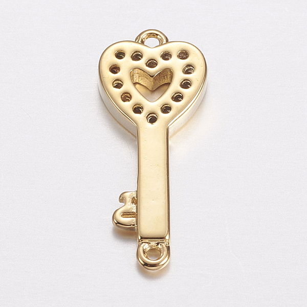 PandaHall Brass Micro Pave Cubic Zirconia Links, with Synthetic Opal, Heart Key, Golden, Green, 20x8x2mm, Hole: 1mm Brass+Cubic Zirconia Key...
PandaHall Brass Micro Pave Cubic Zirconia Links, with Synthetic Opal, Heart Key, Golden, Green, 20x8x2mm, Hole: 1mm Brass+Cubic Zirconia Key...