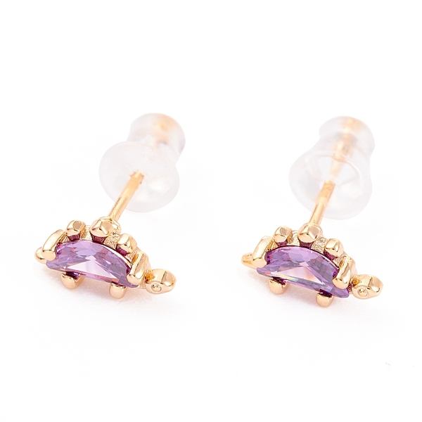 PandaHall Cute Light Gold Plated Brass Stud Earrings, with Cubic Zirconia and Ear Nuts, Dinosaur, Lilac, 5x9mm, Pin: 0.7mm Brass Dinosaur..., Purple
PandaHall Cute Light Gold Plated Brass Stud Earrings, with Cubic Zirconia and Ear Nuts, Dinosaur, Lilac, 5x9mm, Pin: 0.7mm Brass Dinosaur..., Purple