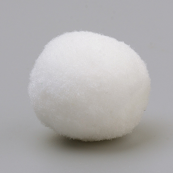 PandaHall DIY Doll Craft, Polyester Pom Pom Ball, Round, White, 14~15mm Polyester White
PandaHall DIY Doll Craft, Polyester Pom Pom Ball, Round, White, 14~15mm Polyester White
