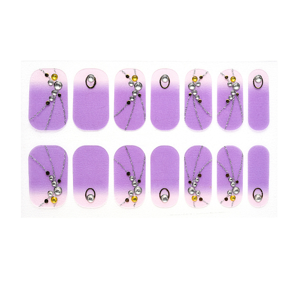 PandaHall Full Cover Nombre Nail Stickers, Self-Adhesive, for Nail Tips Decorations, Medium Purple, 24x8mm, 14pcs/sheet Paper Others
PandaHall Full Cover Nombre Nail Stickers, Self-Adhesive, for Nail Tips Decorations, Medium Purple, 24x8mm, 14pcs/sheet Paper Others
