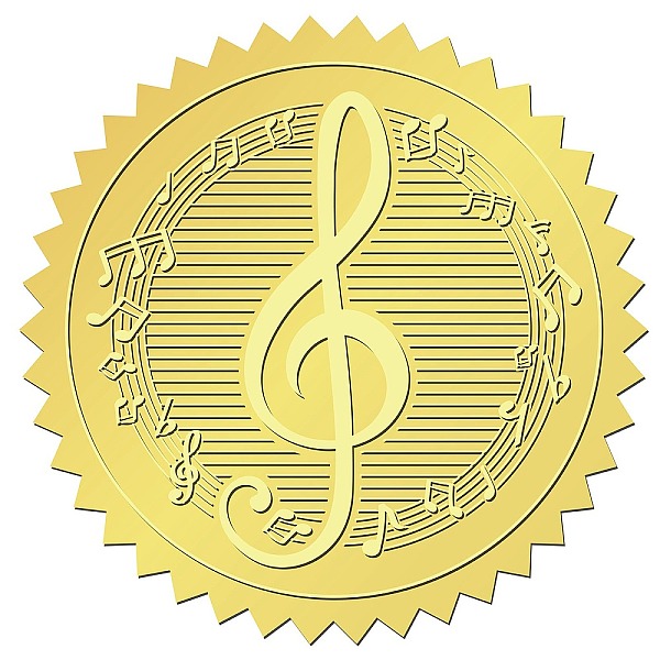PandaHall 34 Sheets Self Adhesive Gold Foil Embossed Stickers, Round Dot Medal Decoration Sticker for Envelope Card Seal, Musical Note, Size...
PandaHall 34 Sheets Self Adhesive Gold Foil Embossed Stickers, Round Dot Medal Decoration Sticker for Envelope Card Seal, Musical Note, Size...