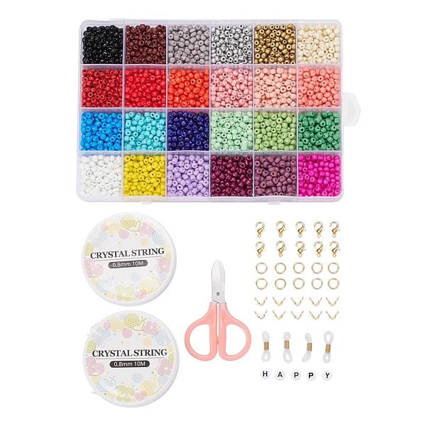 PandaHall DIY Eyeglasses Chains Making Kits, Including 24 Colors Glass Seed Beads, Acrylic Beads, Lobster Claw Clasps, Glasses Rubber Loop..., Multicolor
PandaHall DIY Eyeglasses Chains Making Kits, Including 24 Colors Glass Seed Beads, Acrylic Beads, Lobster Claw Clasps, Glasses Rubber Loop..., Multicolor