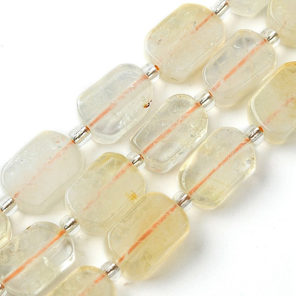 PandaHall Natural Citrine Beads Strands, with Seed Beads, Rectangle, 11.5~12.5x7.5~10x5~6.5mm, Hole: 0.8~0.9mm, about 13pcs/strand...
PandaHall Natural Citrine Beads Strands, with Seed Beads, Rectangle, 11.5~12.5x7.5~10x5~6.5mm, Hole: 0.8~0.9mm, about 13pcs/strand...