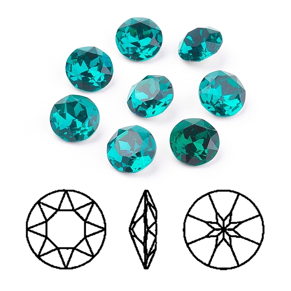 PandaHall Pointed Back & Back Plated Glass Rhinestone Cabochons, Grade A, Faceted, Flat Round, Blue Zircon, 8x4.5mm Glass Rhinestone Flat..., Cyan
PandaHall Pointed Back & Back Plated Glass Rhinestone Cabochons, Grade A, Faceted, Flat Round, Blue Zircon, 8x4.5mm Glass Rhinestone Flat..., Cyan