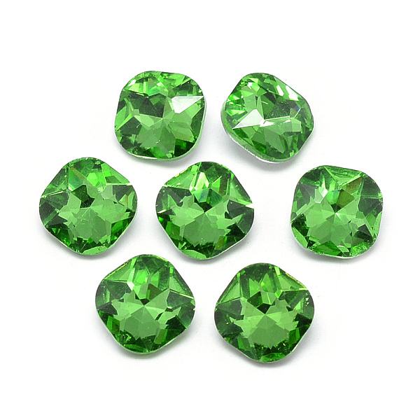 PandaHall Pointed Back Glass Rhinestone Cabochons, Faceted, Back Plated, Square, Light Green, 10x10x4.5mm Glass Rhinestone Square Green
PandaHall Pointed Back Glass Rhinestone Cabochons, Faceted, Back Plated, Square, Light Green, 10x10x4.5mm Glass Rhinestone Square Green