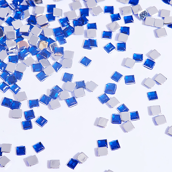 PandaHall Flat Back Acrylic Rhinestone Cabochons, Nail Art Decoration Accessories, Square, Blue, 2x2x1mm, about 10000pcs/bag Acrylic Square...
PandaHall Flat Back Acrylic Rhinestone Cabochons, Nail Art Decoration Accessories, Square, Blue, 2x2x1mm, about 10000pcs/bag Acrylic Square...