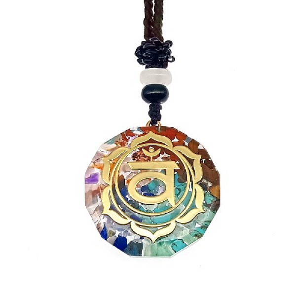 PandaHall Resin & Natural & Synthetic Mixed Gemstone Pendant Necklaces, Flower, 25.59 inch(65cm) Resin Flower
PandaHall Resin & Natural & Synthetic Mixed Gemstone Pendant Necklaces, Flower, 25.59 inch(65cm) Resin Flower