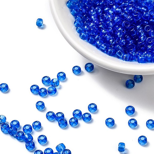 PandaHall MIYUKI Round Rocailles Beads, Japanese Seed Beads, 15/0, (RR150) Transparent Sapphire, 1.5mm, Hole: 0.7mm, about 5555pcs/10g Glass..., Blue
PandaHall MIYUKI Round Rocailles Beads, Japanese Seed Beads, 15/0, (RR150) Transparent Sapphire, 1.5mm, Hole: 0.7mm, about 5555pcs/10g Glass..., Blue