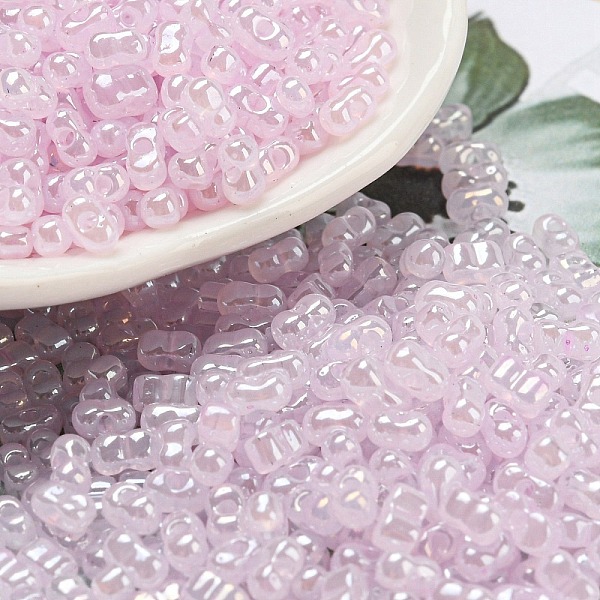 PandaHall Ceylon Glass Seed Beads, Peanut, Pink, 4~4.5x2~2.5x2~2.5mm, Hole: 0.8~0.9mm, about 10000pcs/pound Glass Peanut Pink
PandaHall Ceylon Glass Seed Beads, Peanut, Pink, 4~4.5x2~2.5x2~2.5mm, Hole: 0.8~0.9mm, about 10000pcs/pound Glass Peanut Pink