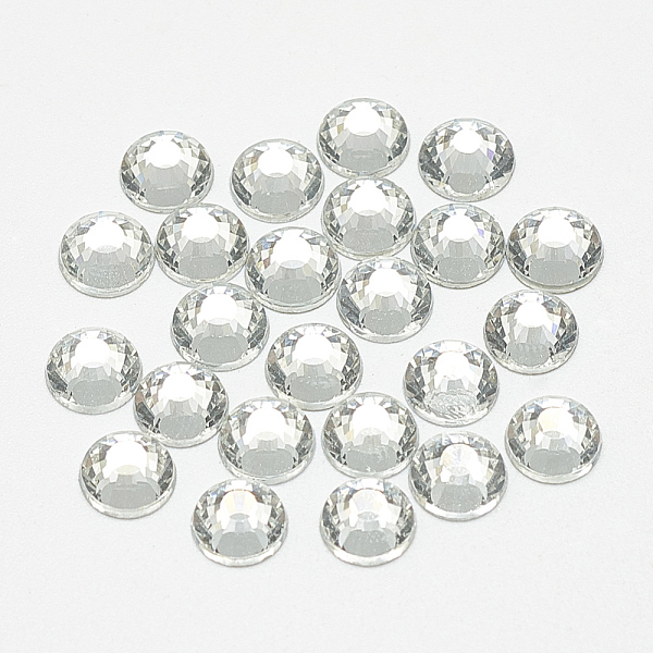 PandaHall Flat Back Glass Rhinestone Cabochons, Back Plated, Half Round, Crystal, SS6, 2mm, about 1440pcs/bag Glass Rhinestone Half Round..., Clear
PandaHall Flat Back Glass Rhinestone Cabochons, Back Plated, Half Round, Crystal, SS6, 2mm, about 1440pcs/bag Glass Rhinestone Half Round..., Clear
