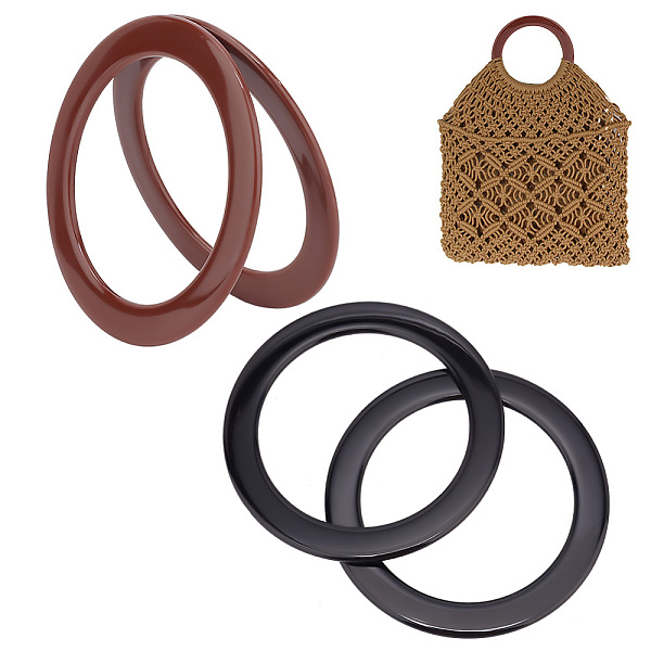 PandaHall WADORN 4Pcs 2 Colors Plastic Bag Handles, for Bag Replacement Accessories, Flat Round Ring, Mixed Color, 13.5x0.5cm, Inner..., Multicolor
PandaHall WADORN 4Pcs 2 Colors Plastic Bag Handles, for Bag Replacement Accessories, Flat Round Ring, Mixed Color, 13.5x0.5cm, Inner..., Multicolor
