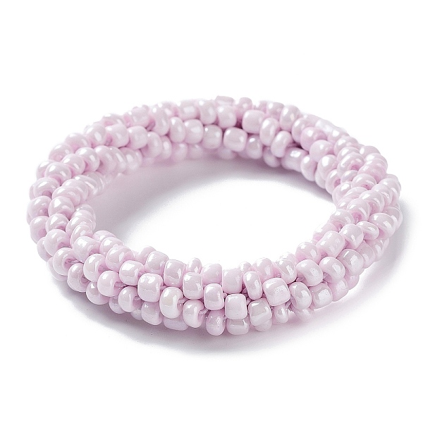 PandaHall Crochet Glass Beads Braided Stretch Bracelet, Nepel Boho Style Bracelet, Lavender, Inner Diameter: 1-3/4 inch(4.5cm) Glass Round..., Purple
PandaHall Crochet Glass Beads Braided Stretch Bracelet, Nepel Boho Style Bracelet, Lavender, Inner Diameter: 1-3/4 inch(4.5cm) Glass Round..., Purple