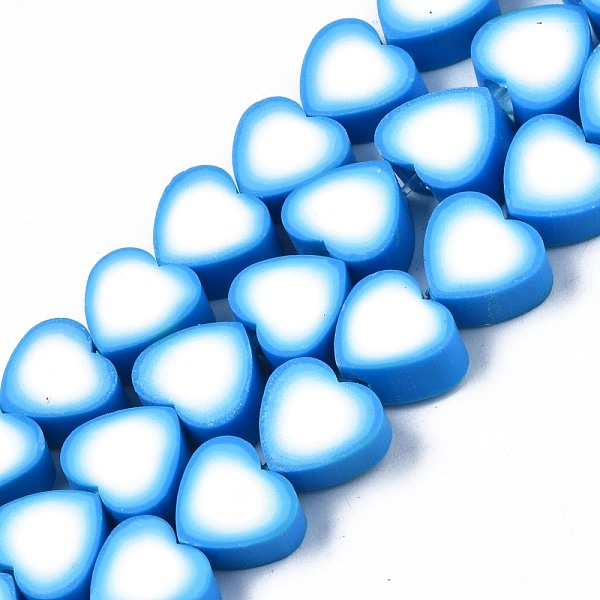 PandaHall Handmade Polymer Clay Bead Strands, Heart, Dodger Blue, 8x8~9x4~5mm, Hole: 1.5mm, about 40pcs/strand, 12.01 inch~ 12.60 inch...
PandaHall Handmade Polymer Clay Bead Strands, Heart, Dodger Blue, 8x8~9x4~5mm, Hole: 1.5mm, about 40pcs/strand, 12.01 inch~ 12.60 inch...
