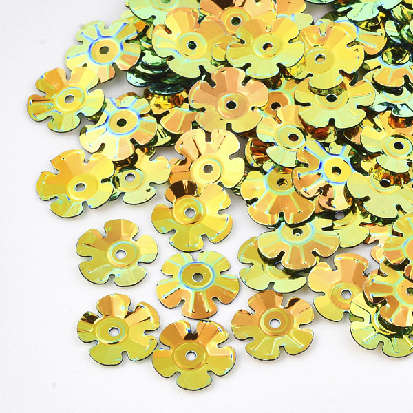 PandaHall Ornament Accessories, PVC Plastic Paillette/Sequins Beads, Flower, Goldenrod, 9~9.5x9~9.5x1mm, Hole: 1mm, about 20000pcs/500g PVC..., Gold
PandaHall Ornament Accessories, PVC Plastic Paillette/Sequins Beads, Flower, Goldenrod, 9~9.5x9~9.5x1mm, Hole: 1mm, about 20000pcs/500g PVC..., Gold