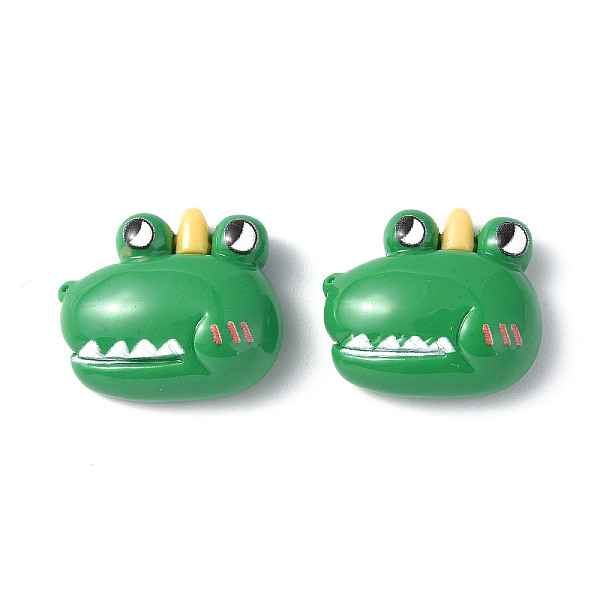 PandaHall Opaque Resin Cabochons, Cartoon Style Animal, Crocodile Pattern, 16.5x19.5x7mm Resin Crocodile Green
PandaHall Opaque Resin Cabochons, Cartoon Style Animal, Crocodile Pattern, 16.5x19.5x7mm Resin Crocodile Green