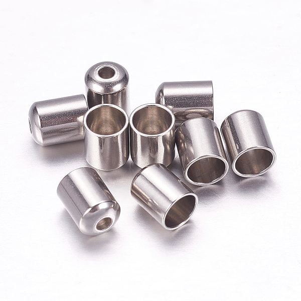 PandaHall 304 Stainless Steel Cord Ends, End Caps, Column, Stainless Steel Color, 6.5x5mm, Hole: 1mm, 4mm inner diameter 304 Stainless Steel
PandaHall 304 Stainless Steel Cord Ends, End Caps, Column, Stainless Steel Color, 6.5x5mm, Hole: 1mm, 4mm inner diameter 304 Stainless Steel