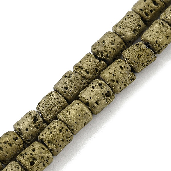 PandaHall Electroplated Natural Lava Rock Beads Strands, Column, Golden Plated, 4~4.5x4.5~5mm, Hole: 0.9mm, about 78pcs/strand, 16.14''...
PandaHall Electroplated Natural Lava Rock Beads Strands, Column, Golden Plated, 4~4.5x4.5~5mm, Hole: 0.9mm, about 78pcs/strand, 16.14''...