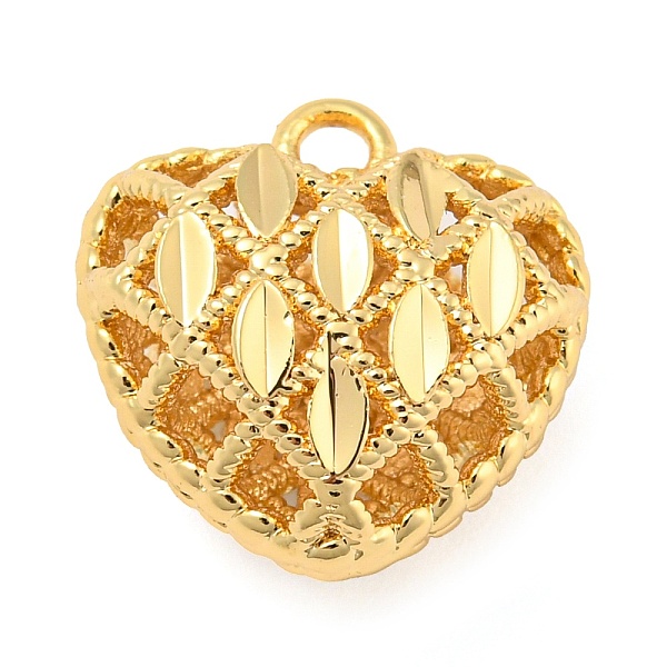 PandaHall Rack Plating Brass Pendants, Cadmium Free & Lead Free, Long-Lasting Plated, Heart, Real 18K Gold Plated, 16x16x10mm, Hole: 2mm...
PandaHall Rack Plating Brass Pendants, Cadmium Free & Lead Free, Long-Lasting Plated, Heart, Real 18K Gold Plated, 16x16x10mm, Hole: 2mm...
