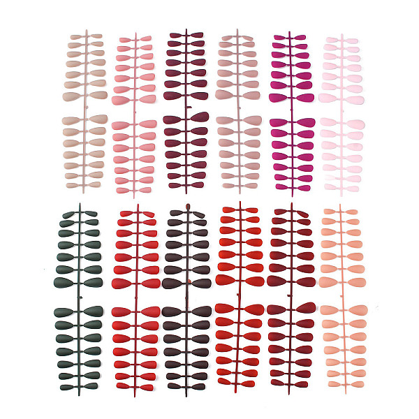 PandaHall 7 Different Size Frosted Solid Color French Short False Nails, Full Fake Nails Tips, for Woman Girls DIY Nail Art Design, Mixed..., Multicolor
PandaHall 7 Different Size Frosted Solid Color French Short False Nails, Full Fake Nails Tips, for Woman Girls DIY Nail Art Design, Mixed..., Multicolor